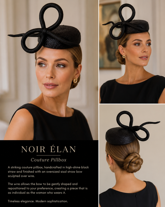 Noir Élan Pillbox